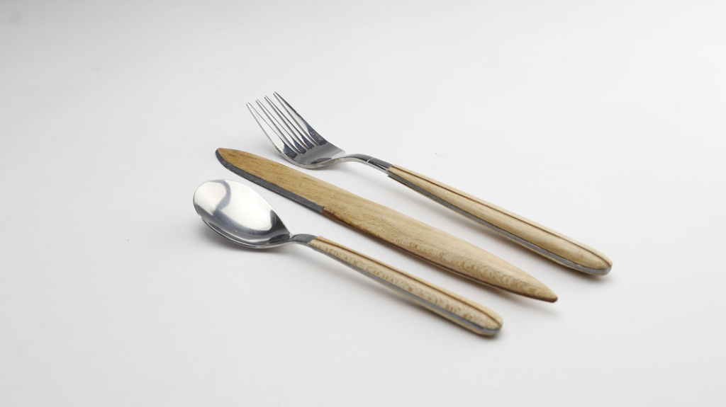 Pochette couverts - Sycomore